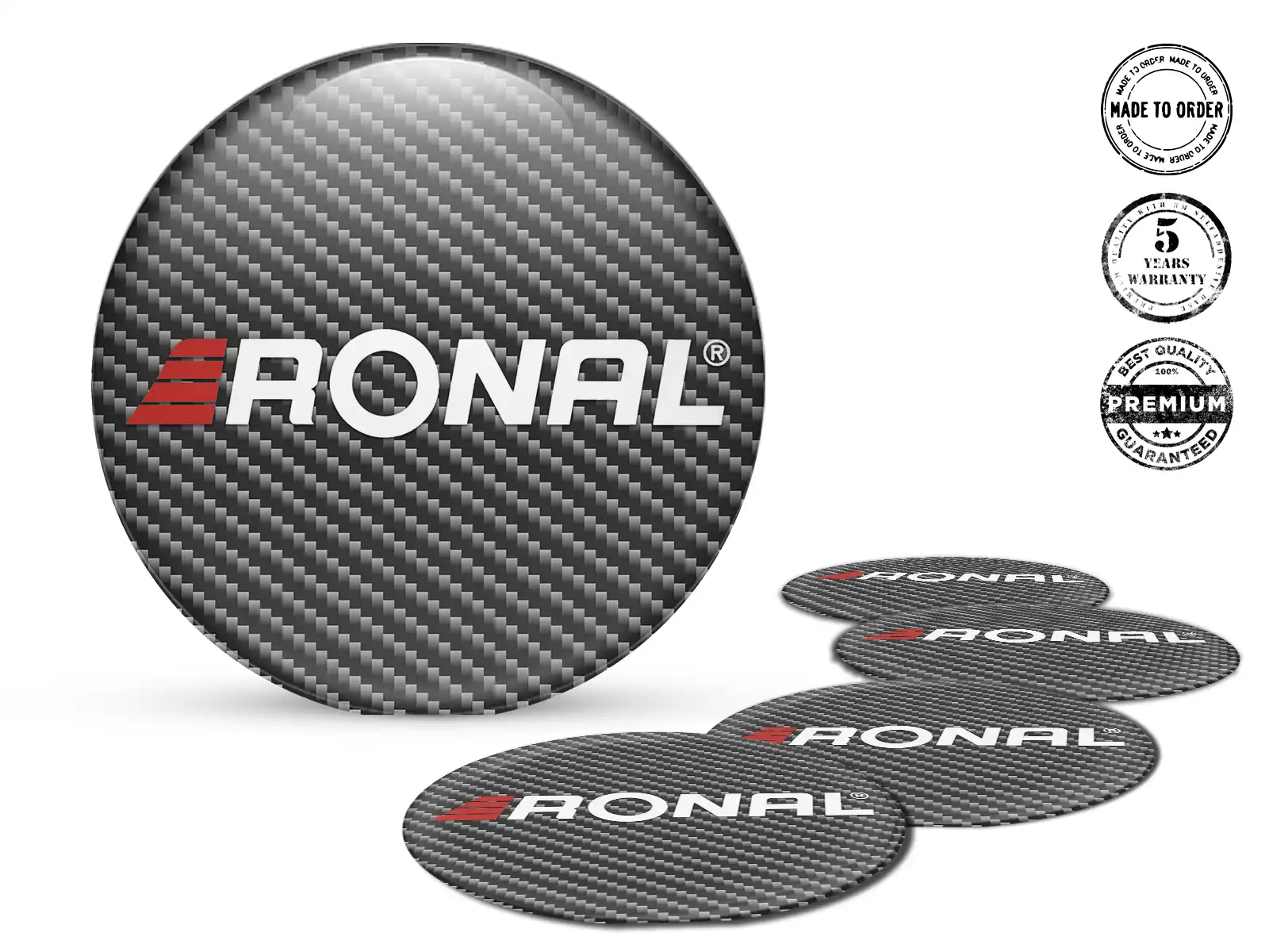 Ronal Gewölbte Aufkleber Edition Individuelle Felgenaufkleber